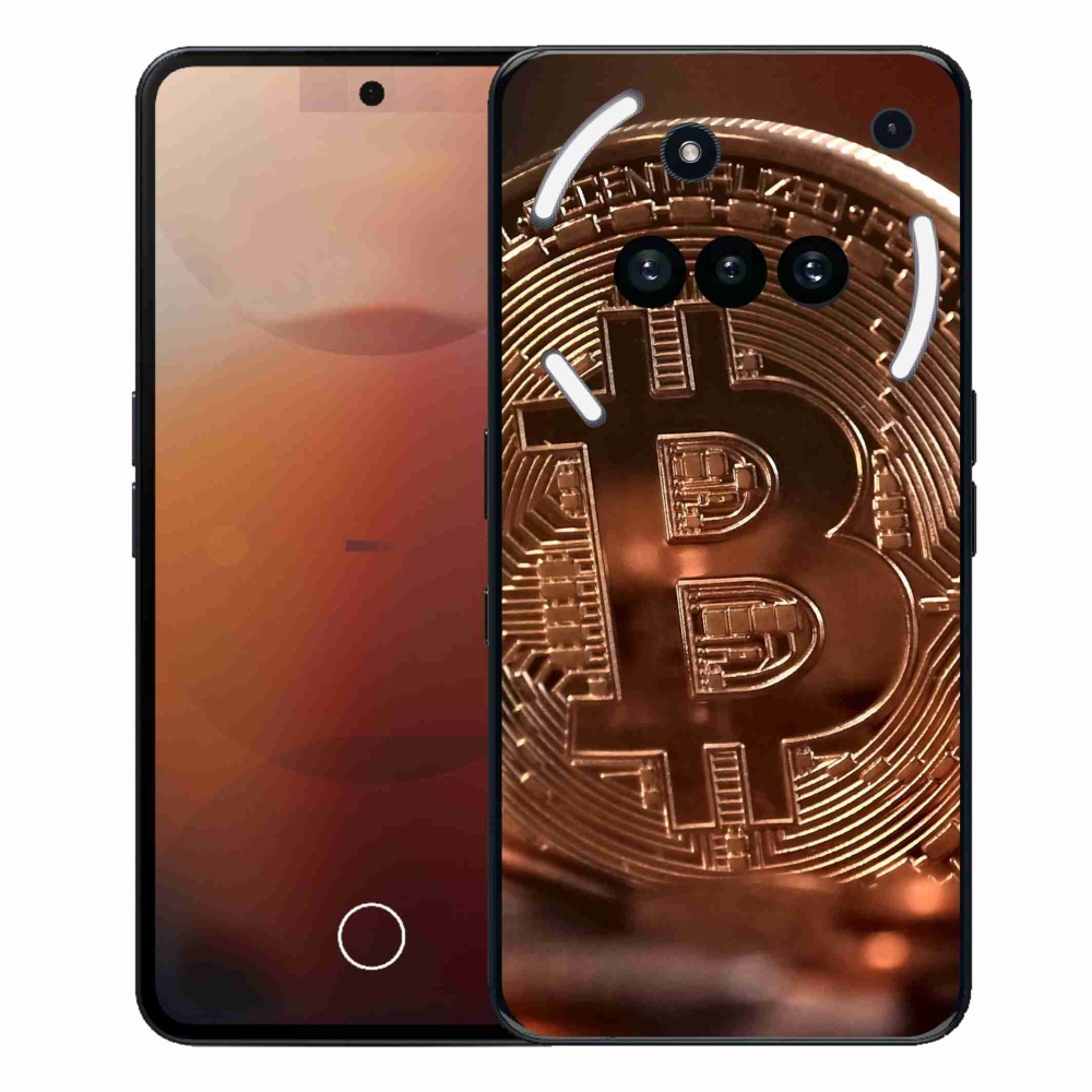 Gélový kryt mmCase na Nothing Phone (3a) - bitcoin
