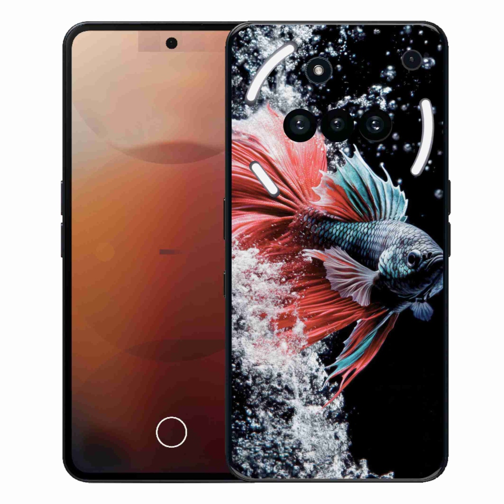 Gélový kryt mmCase na Nothing Phone (3a) - bojovníčka pestrá