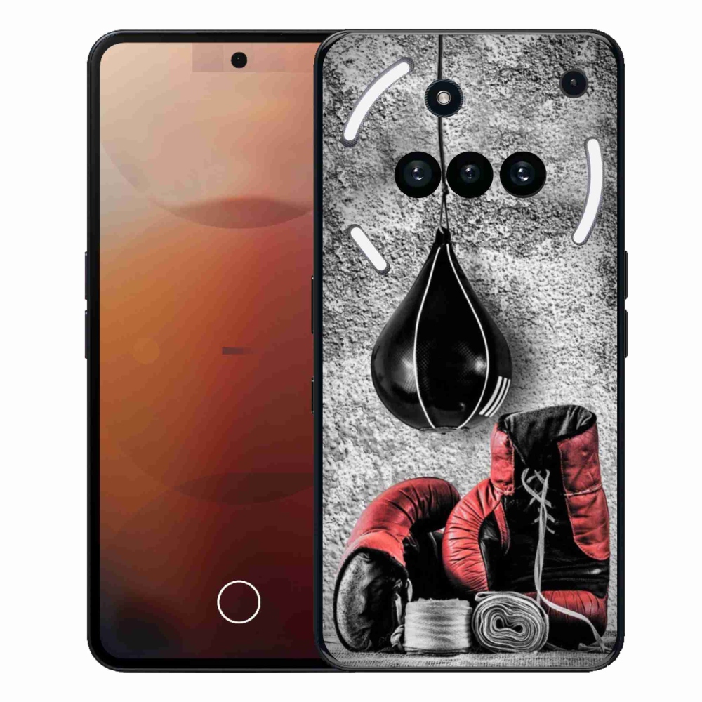 Gélový kryt mmCase na Nothing Phone (3a) - boxovacie vrece a rukavice