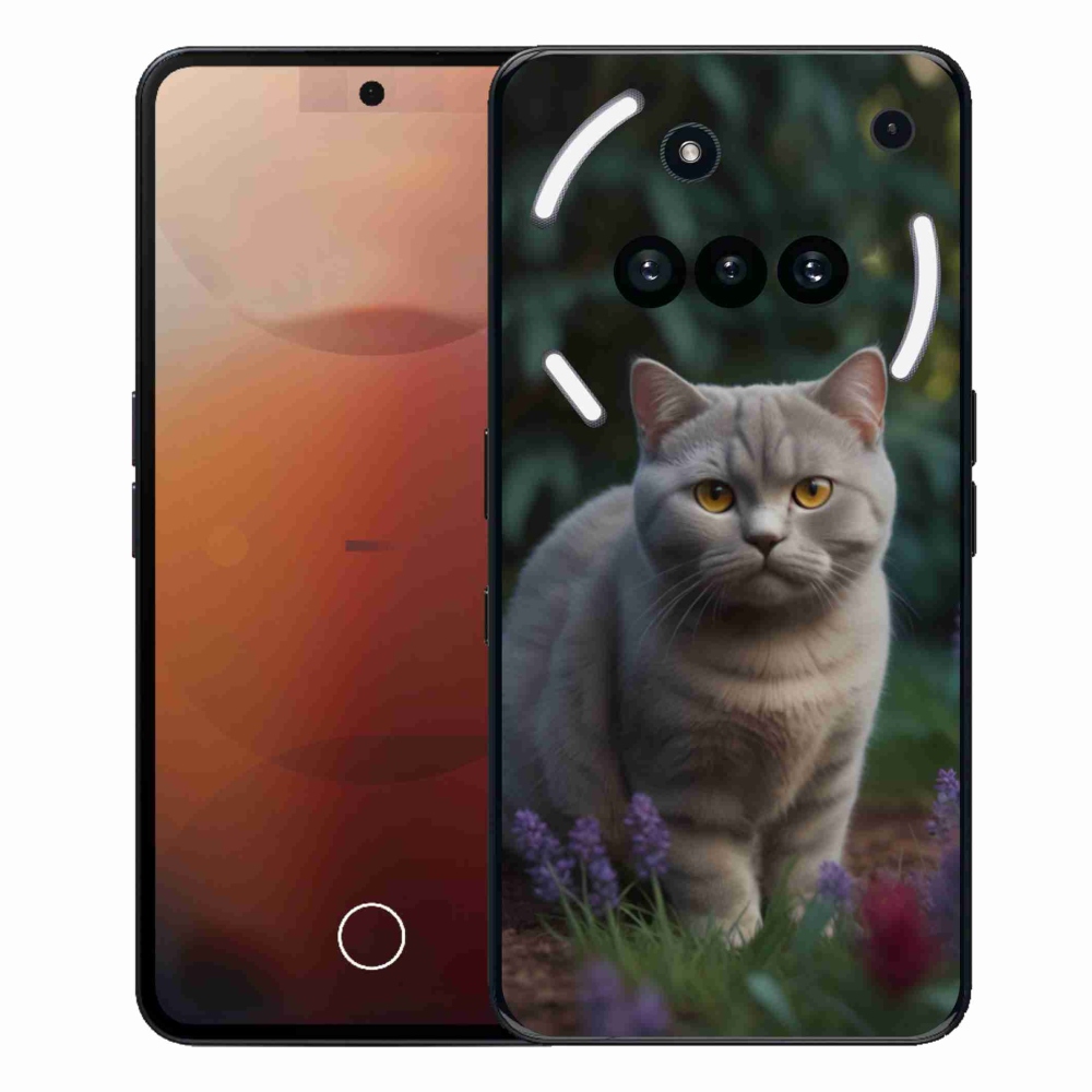 Gélový kryt mmCase na Nothing Phone (3a) - britská mačka