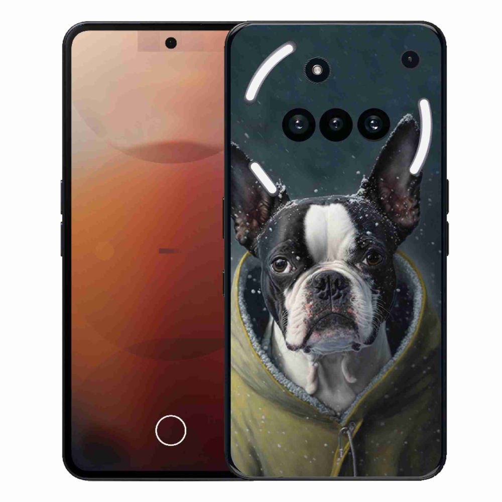 Gélový kryt mmCase na Nothing Phone (3a) - buldoček