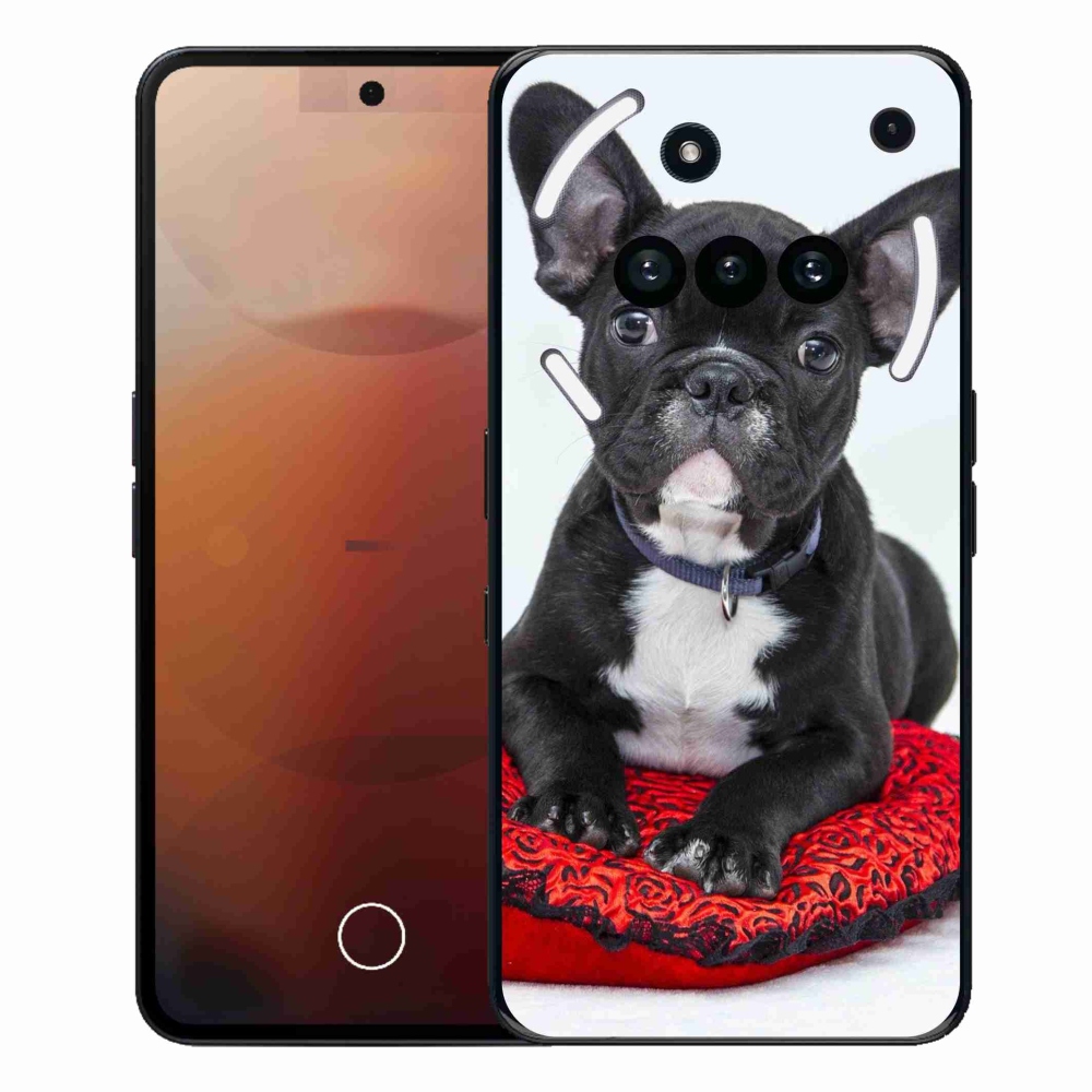 Gélový kryt mmCase na Nothing Phone (3a) - buldog