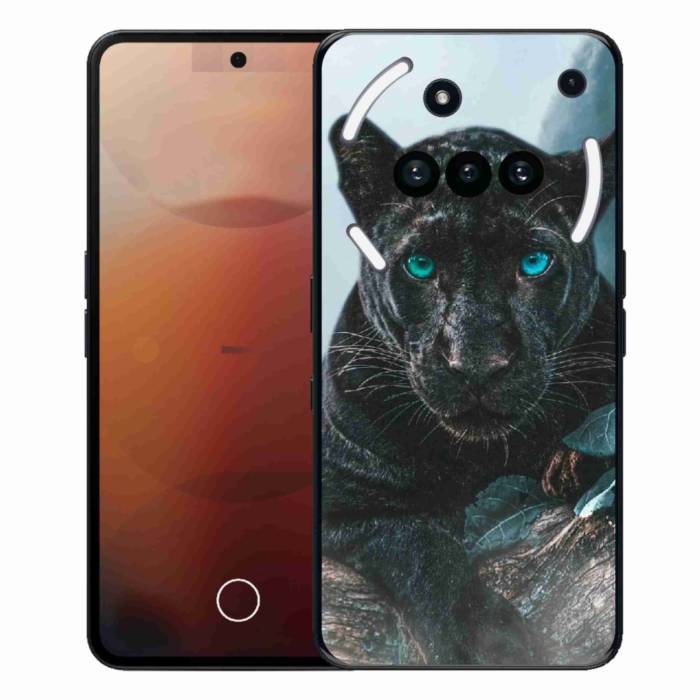 Gélový kryt mmCase na Nothing Phone (3a) - čierny panter