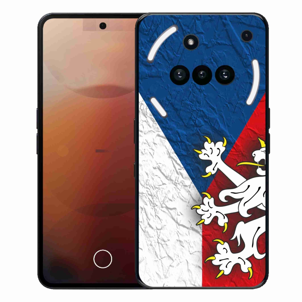 Gélový kryt mmCase na Nothing Phone (3a) - česká vlajka 1