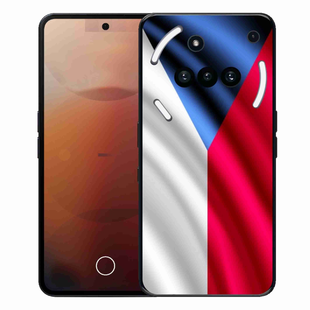 Gélový kryt mmCase na Nothing Phone (3a) - česká vlajka