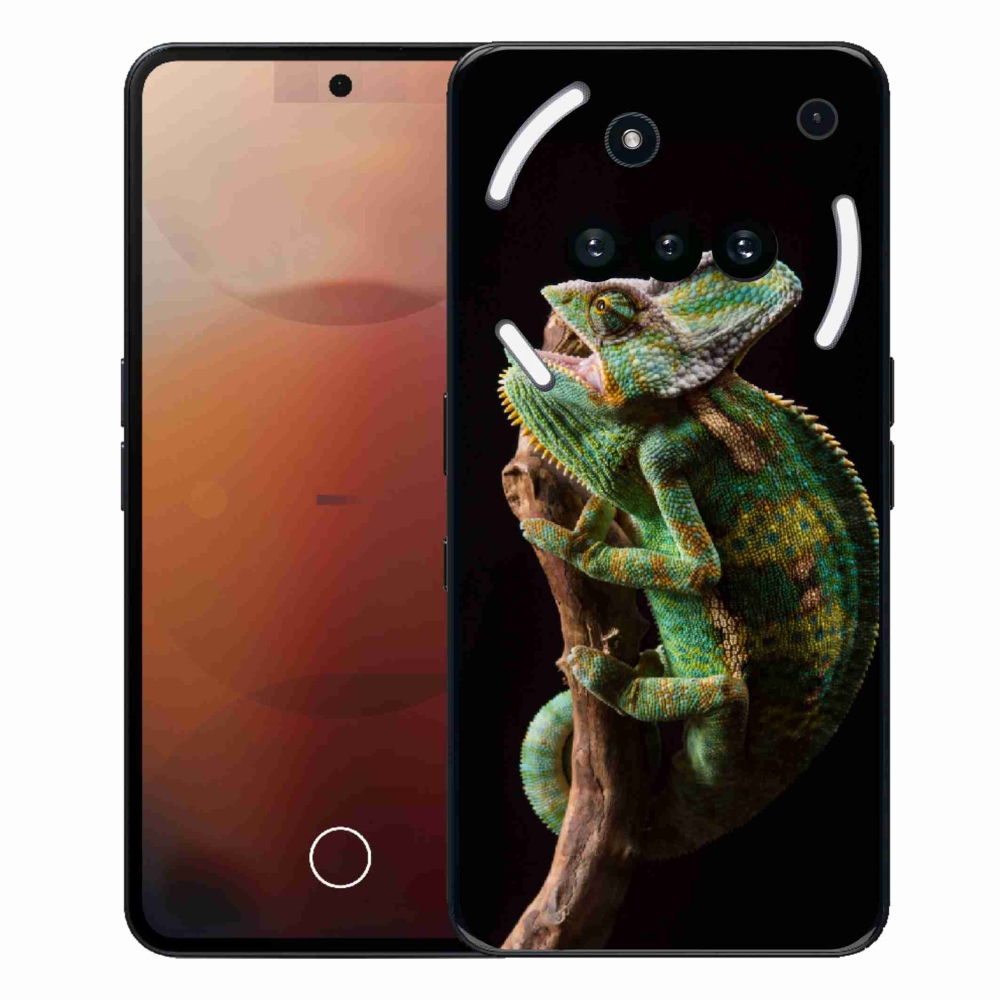 Gélový kryt mmCase na Nothing Phone (3a) - chameleón