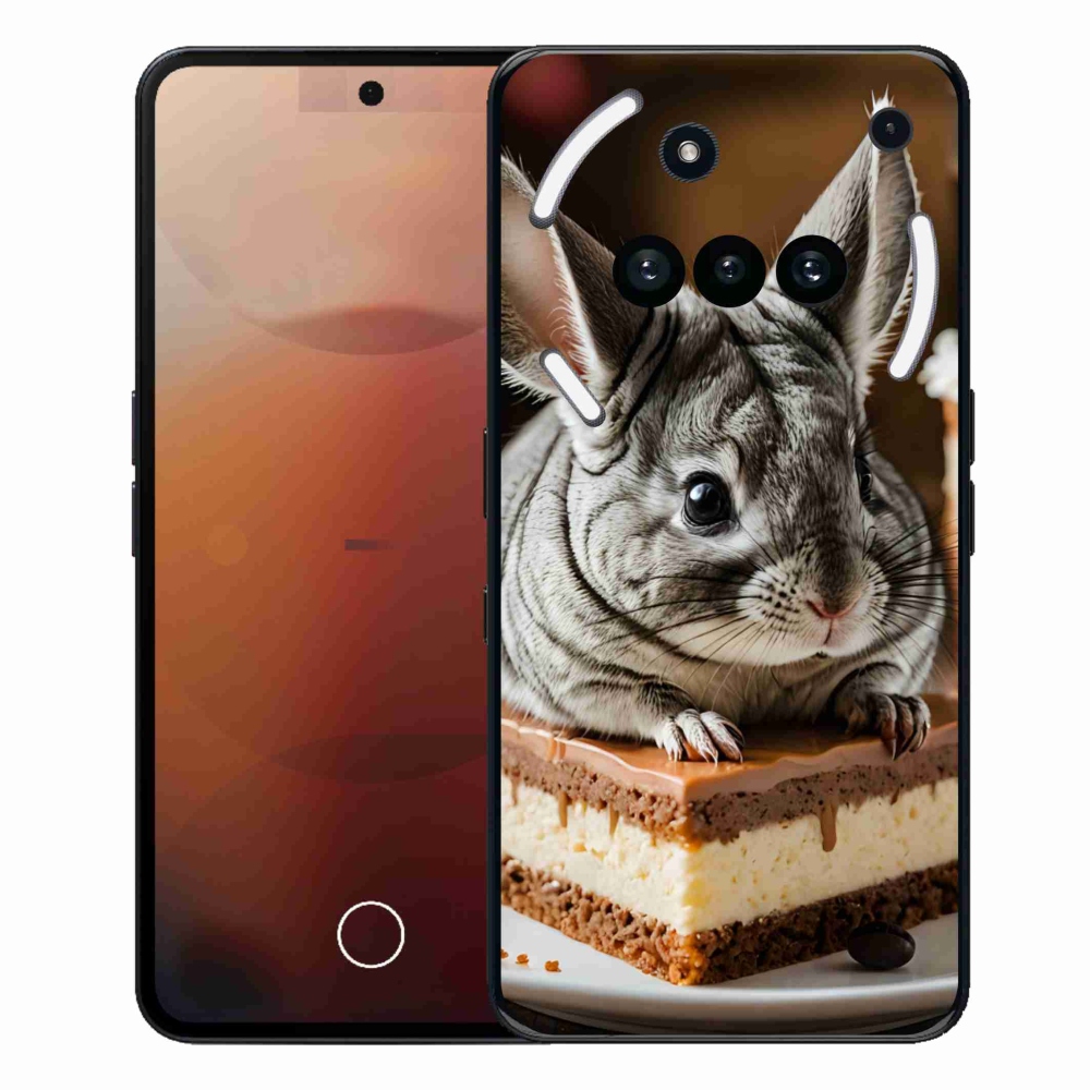 Gélový kryt mmCase na Nothing Phone (3a) - činčila