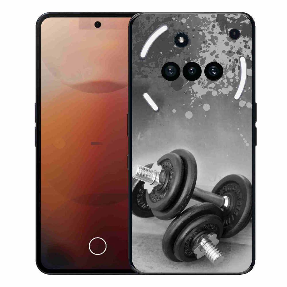 Gélový kryt mmCase na Nothing Phone (3a) - činky 1