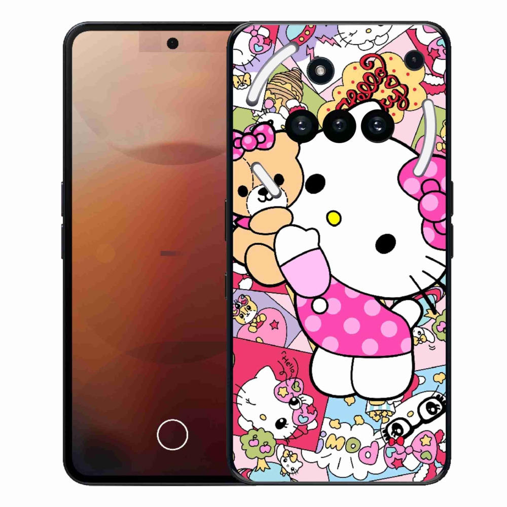 Gélový kryt mmCase na Nothing Phone (3a) - cute kitty