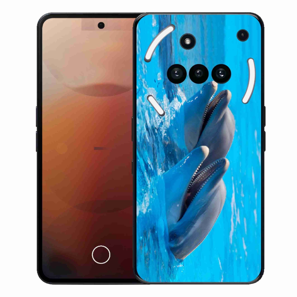 Gélový kryt mmCase na Nothing Phone (3a) - delfíny