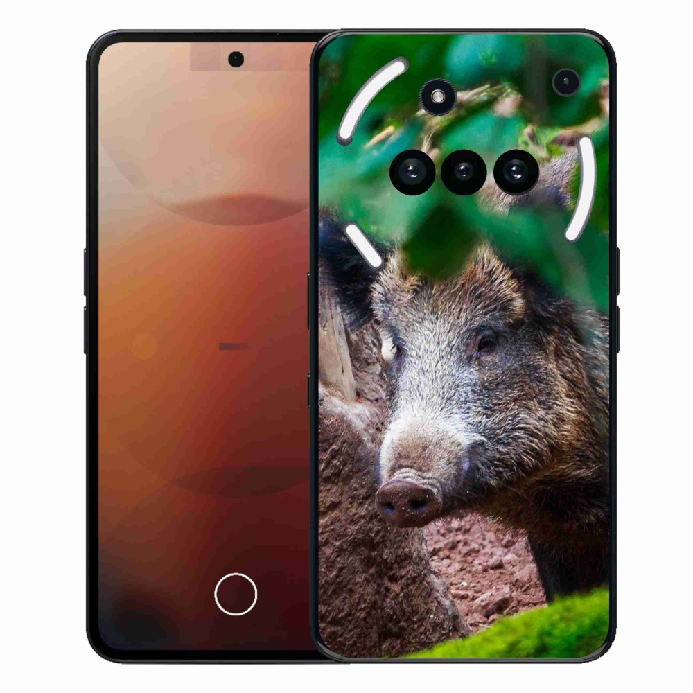 Gélový kryt mmCase na Nothing Phone (3a) - divoké prasa
