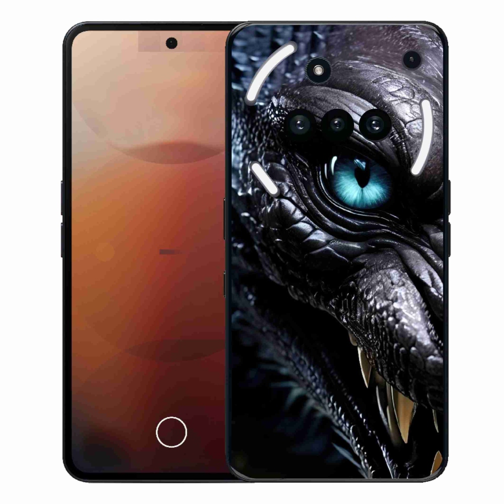 Gélový kryt mmCase na Nothing Phone (3a) - dračí pohľad