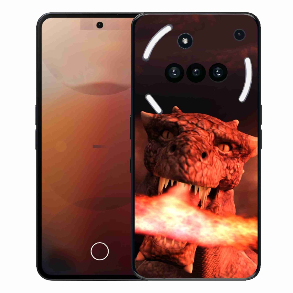 Gélový kryt mmCase na Nothing Phone (3a) - drak
