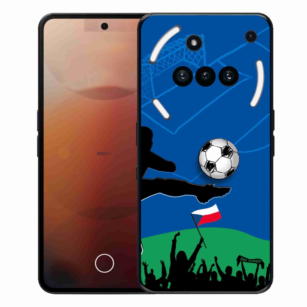 Gélový kryt mmCase na Nothing Phone (3a) - fanúšikovia futbalu