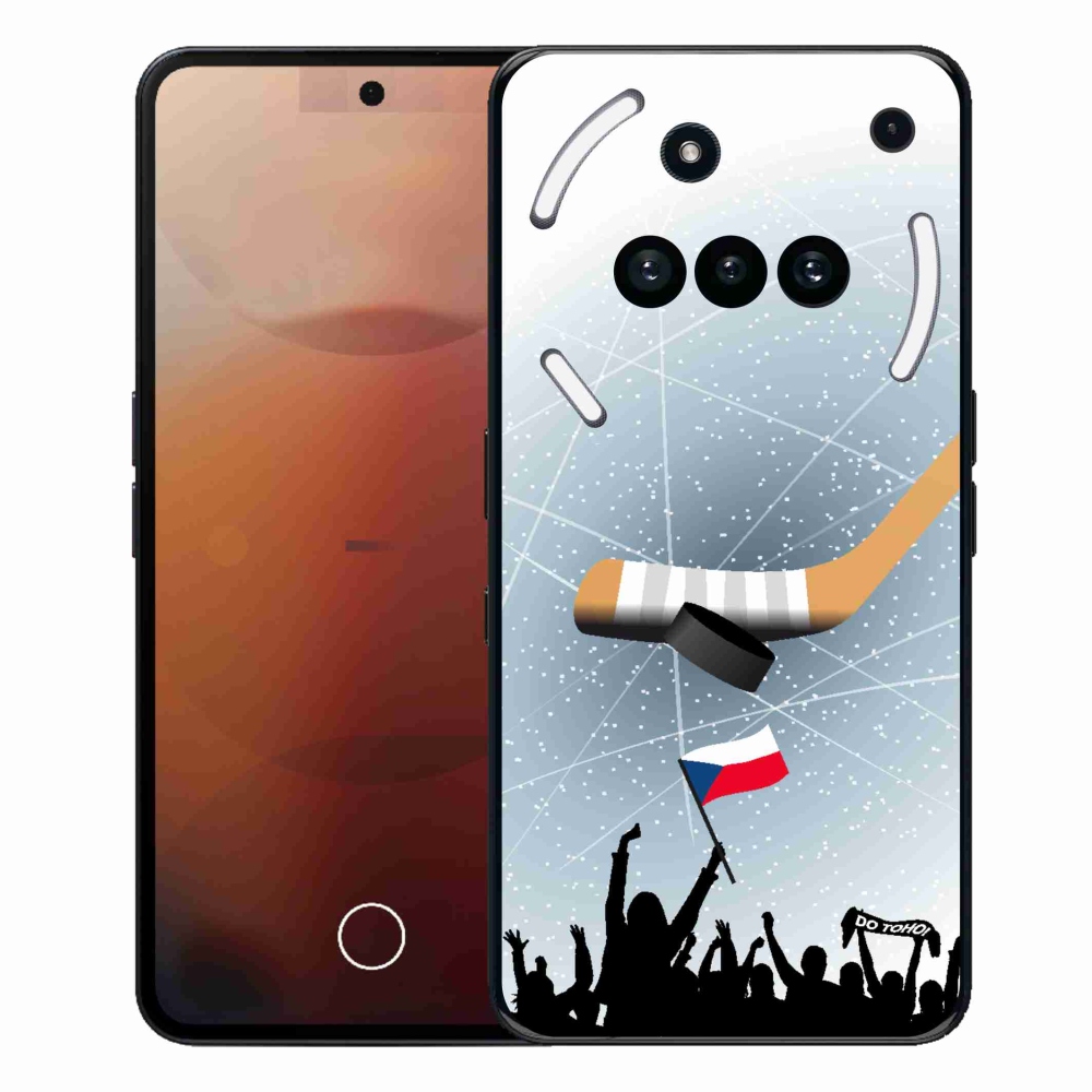 Gélový kryt mmCase na Nothing Phone (3a) - fanúšikovia hokeja