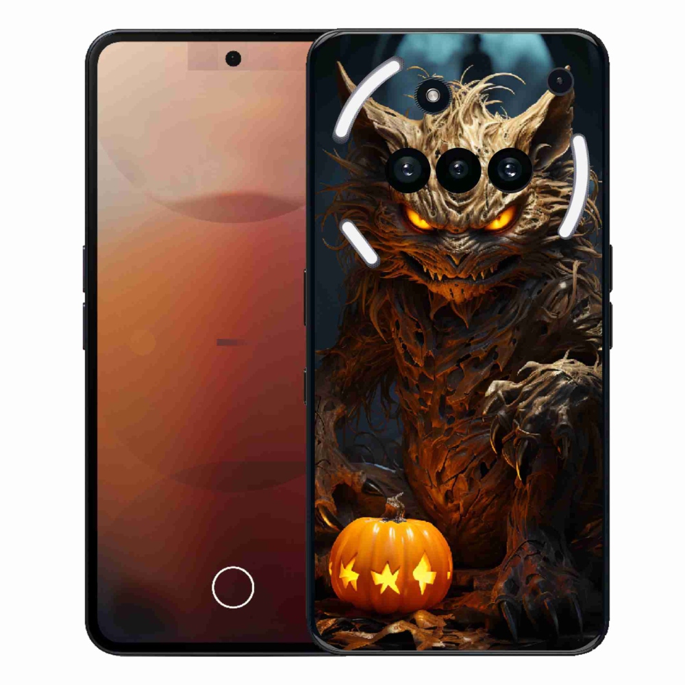 Gélový kryt mmCase na Nothing Phone (3a) - halloweenska príšera