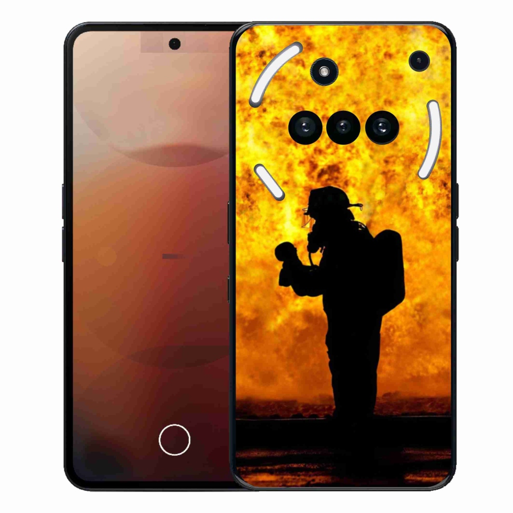 Gélový kryt mmCase na Nothing Phone (3a) - hasič