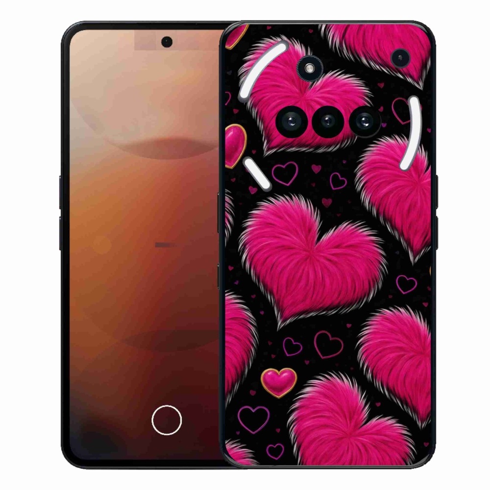 Gélový kryt mmCase na Nothing Phone (3a) - hebké srdce