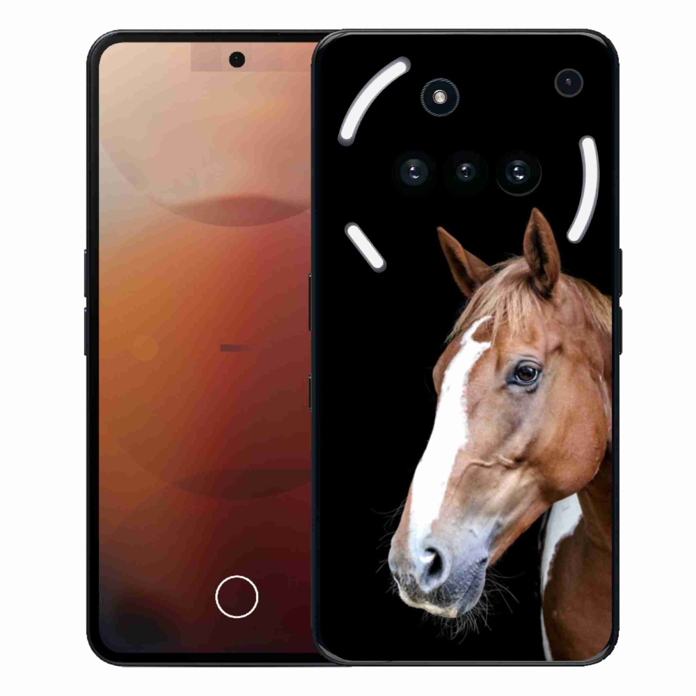 Gélový kryt mmCase na Nothing Phone (3a) - hnedý kôň 3