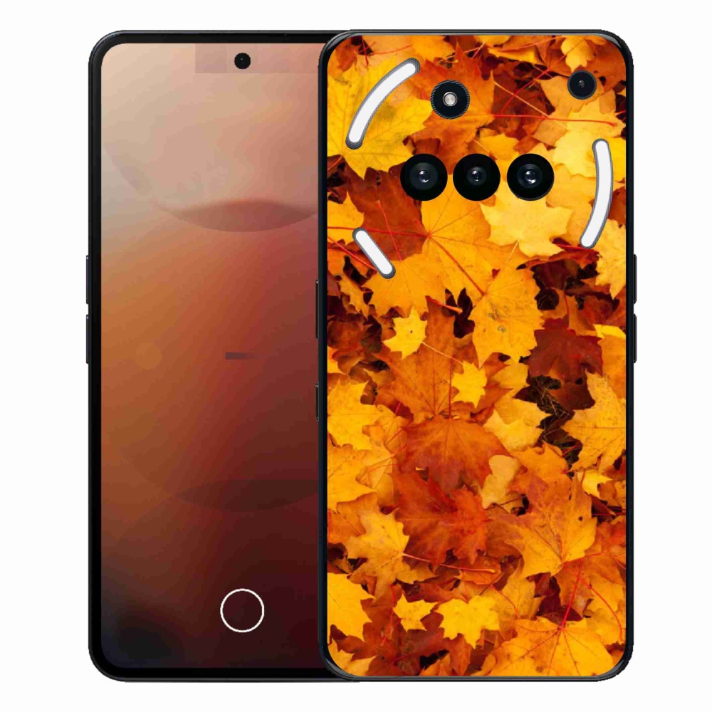 Gélový kryt mmCase na Nothing Phone (3a) - javorové listy