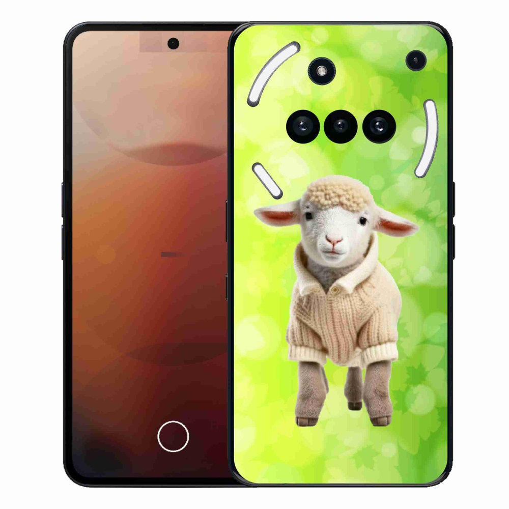 Gélový kryt mmCase na Nothing Phone (3a) - jahňa vo svetri