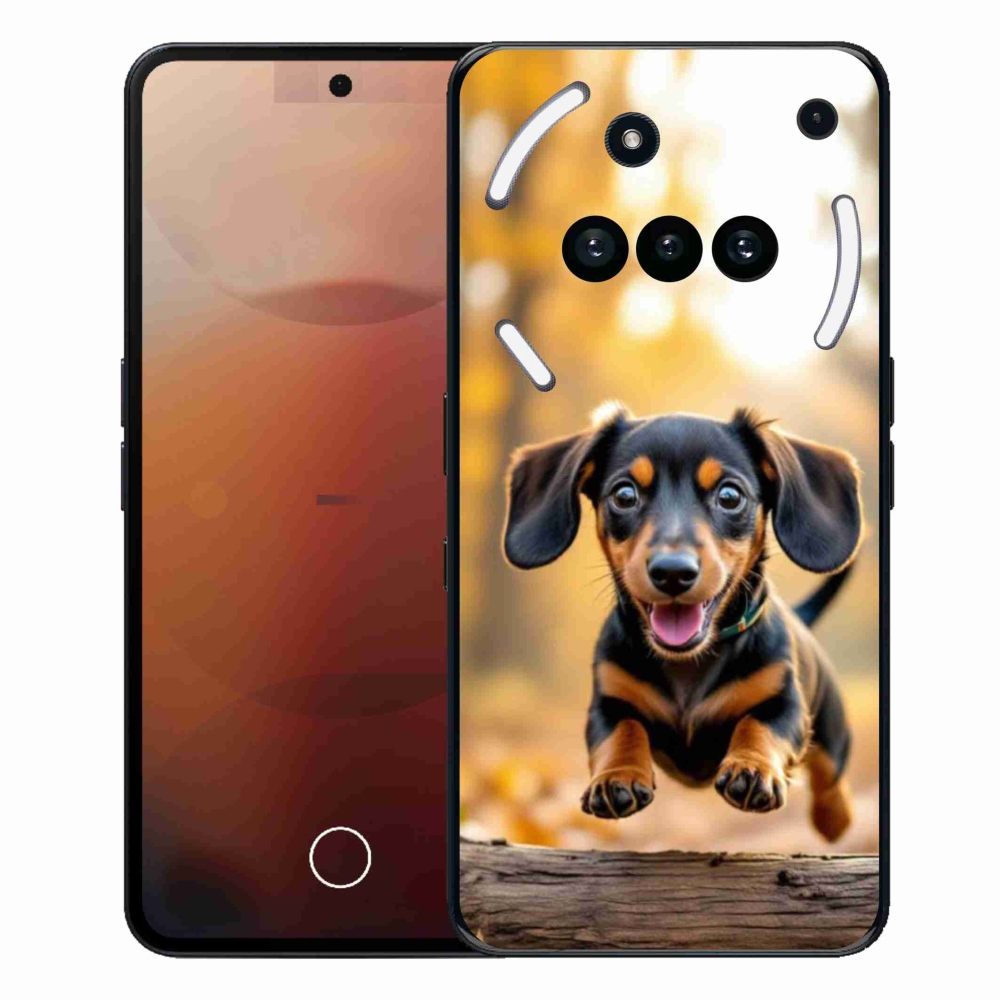 Gélový kryt mmCase na Nothing Phone (3a) - jazvečík 2