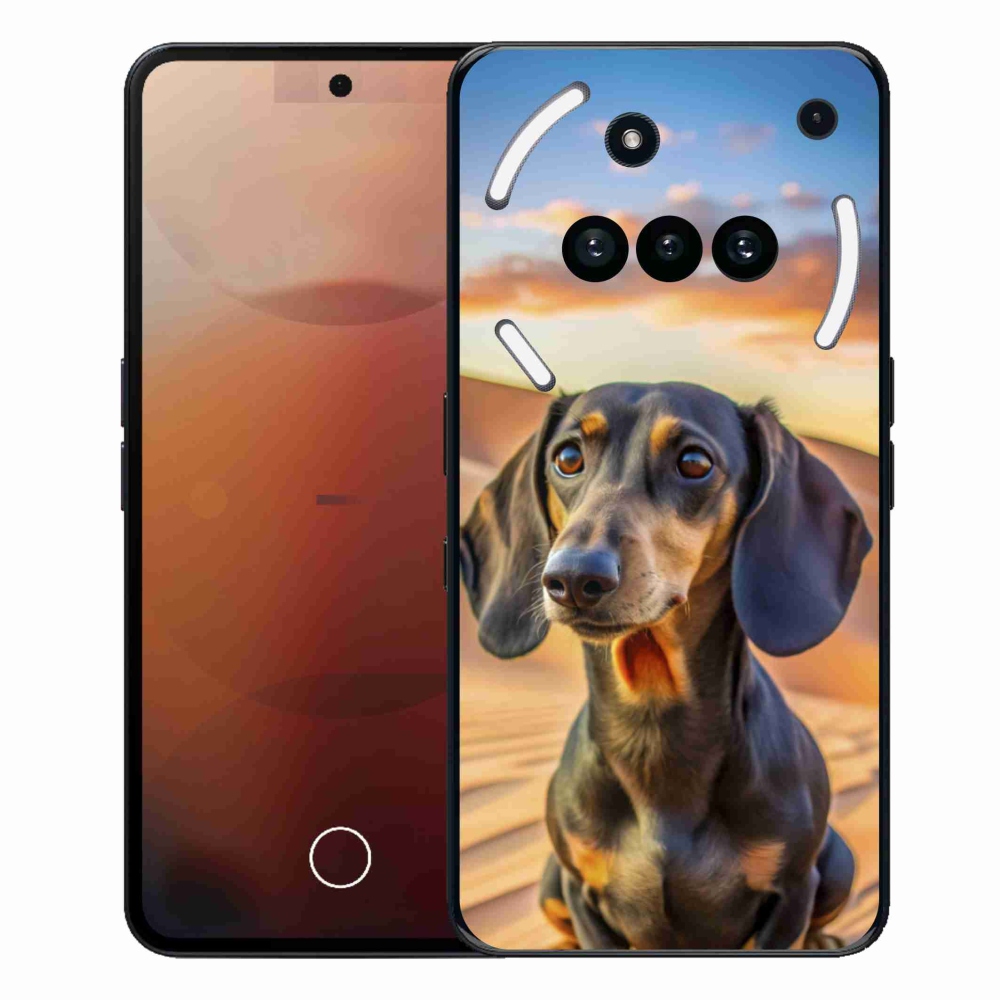 Gélový kryt mmCase na Nothing Phone (3a) - jazvečík 3