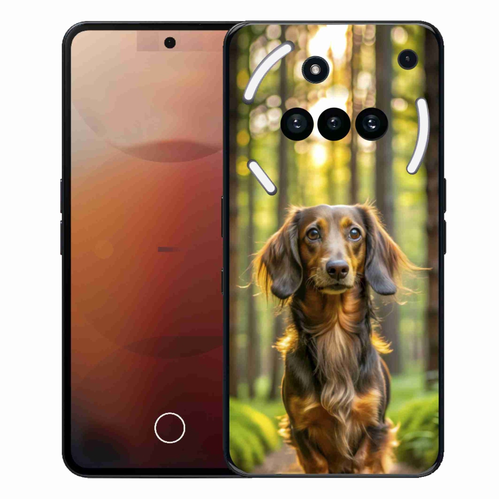 Gélový kryt mmCase na Nothing Phone (3a) - jazvečík 4