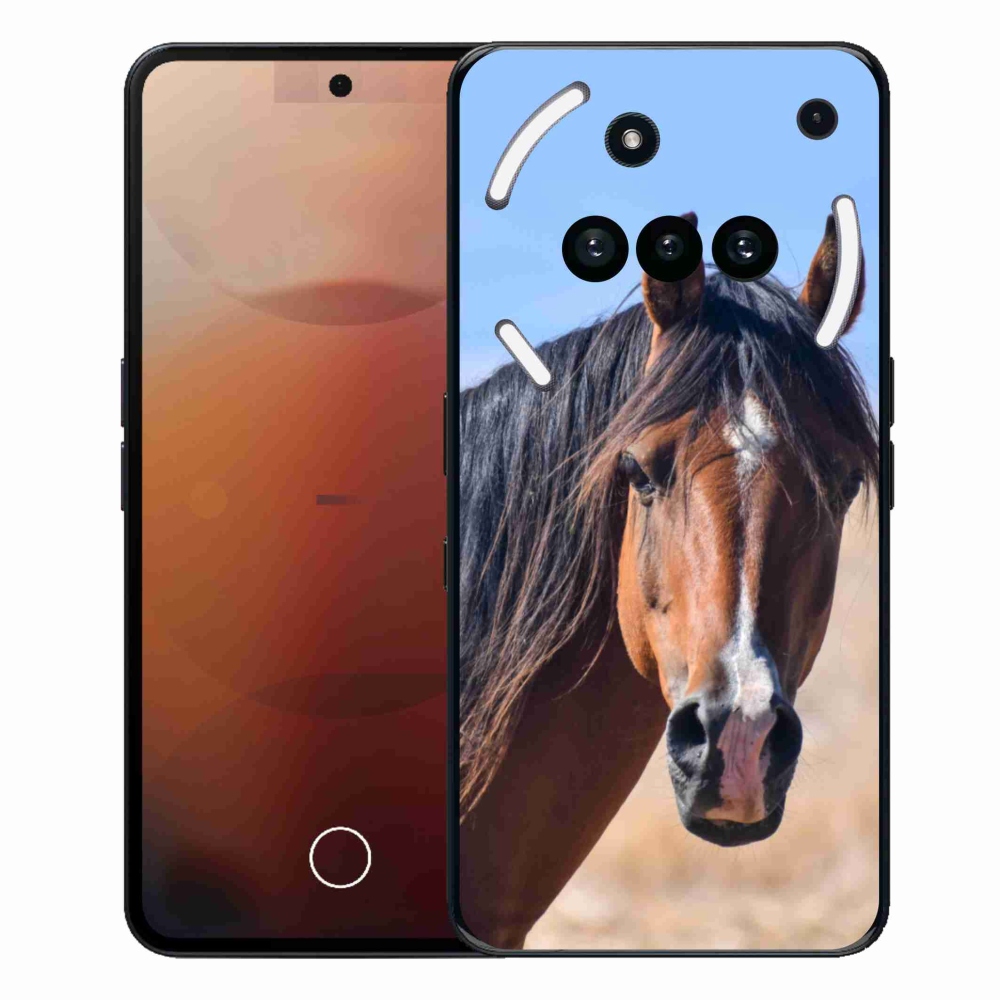 Gélový kryt mmCase na Nothing Phone (3a) - pokojný kôň