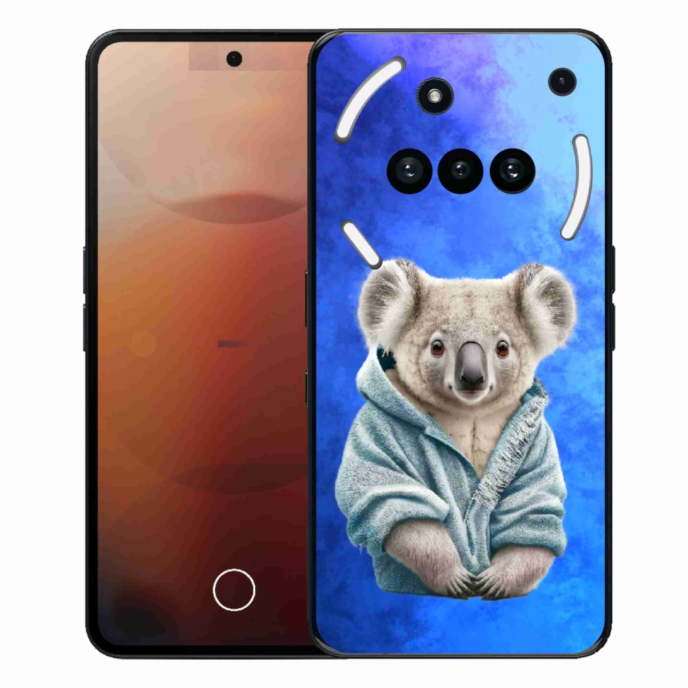 Gélový kryt mmCase na Nothing Phone (3a) - koala vo svetri