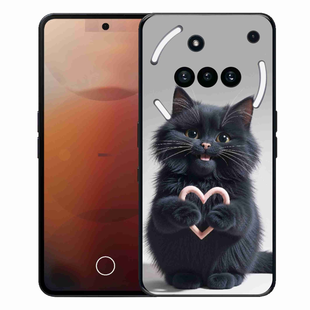 Gélový kryt mmCase na Nothing Phone (3a) - mačacia láska 3