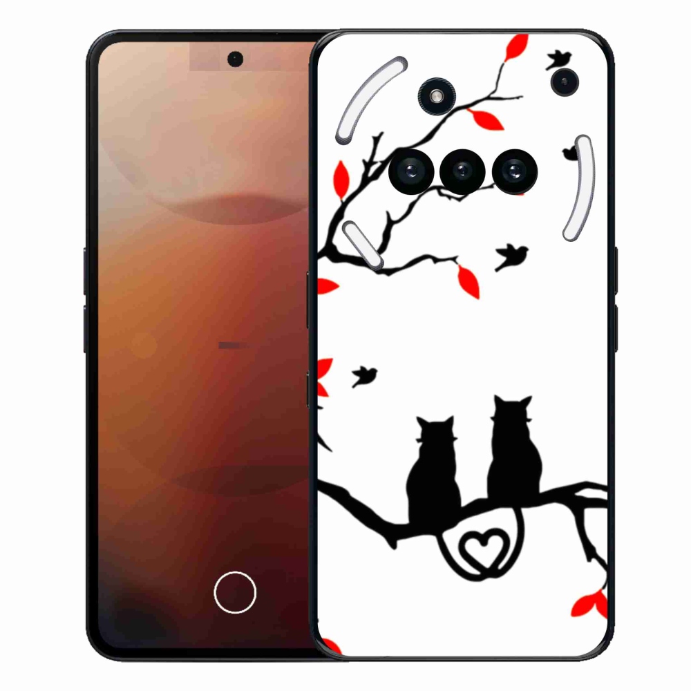 Gélový kryt mmCase na Nothing Phone (3a) - mačacia láska