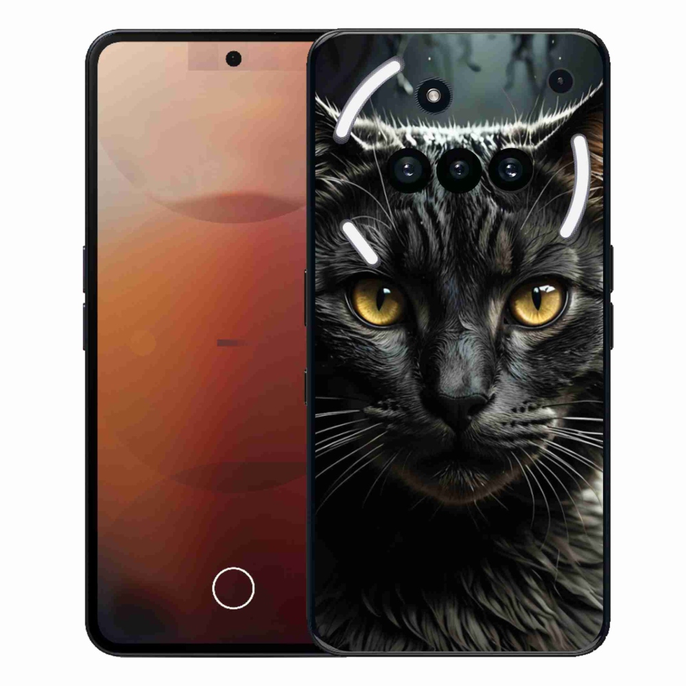 Gélový kryt mmCase na Nothing Phone (3a) - mačacie pohľad 3