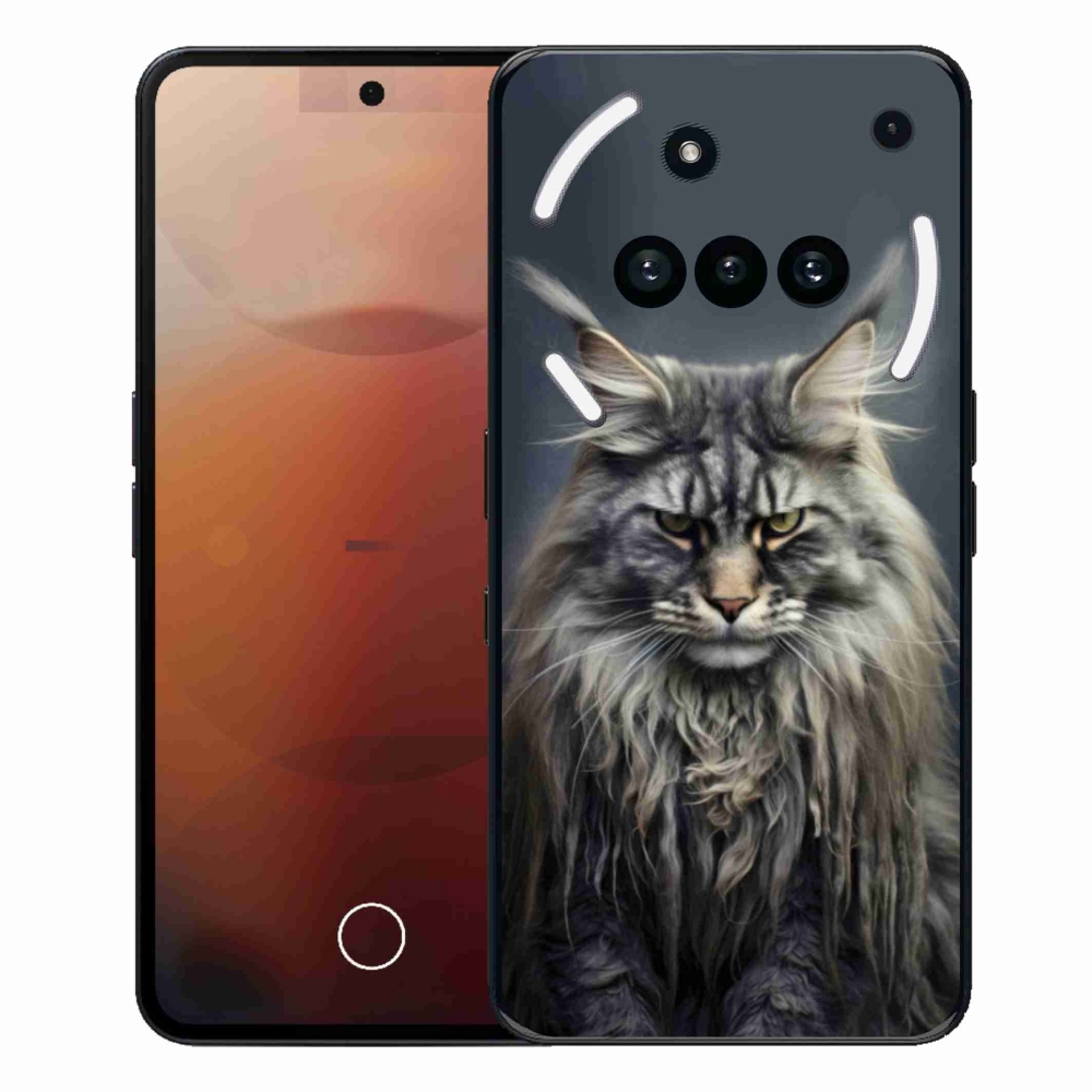 Gélový kryt mmCase na Nothing Phone (3a) - mačacie pohľad 4