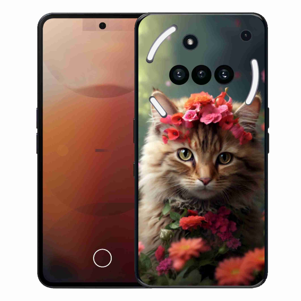 Gélový kryt mmCase na Nothing Phone (3a) - mačacia princezná