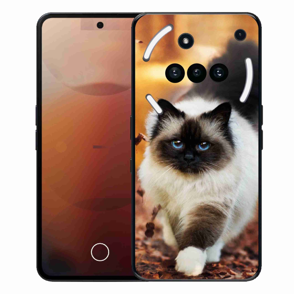 Gélový kryt mmCase na Nothing Phone (3a) - mačka