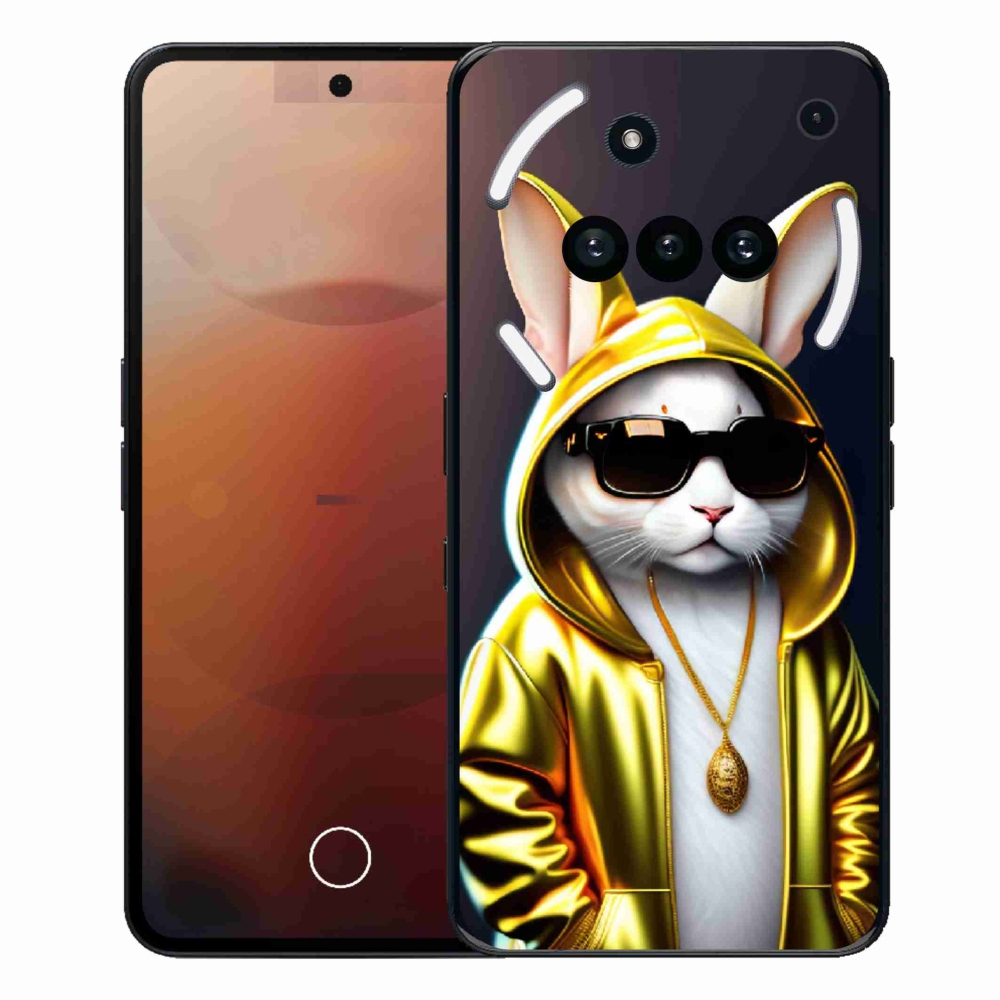 Gélový kryt mmCase na Nothing Phone (3a) - mačka boss