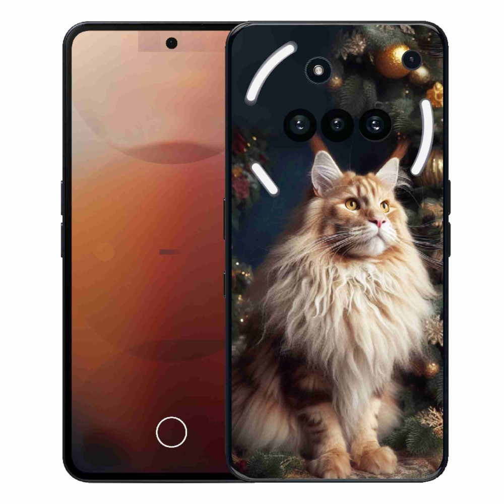 Gélový kryt mmCase na Nothing Phone (3a) - mačka pri stromčeku