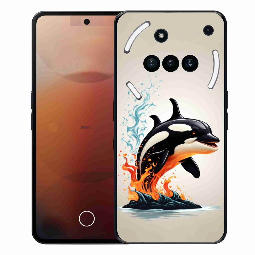 Gélový kryt mmCase na Nothing Phone (3a) - kosatka