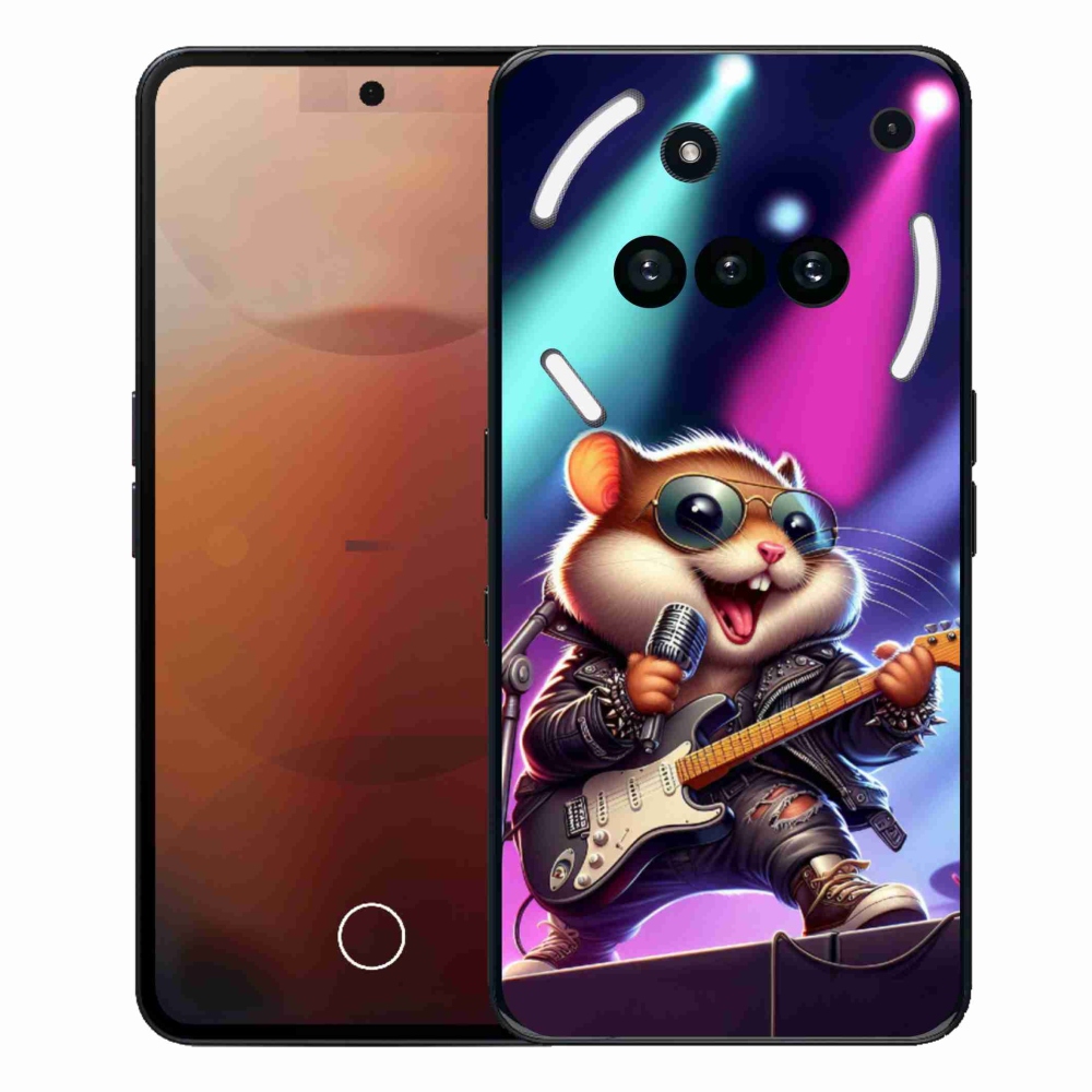 Gélový kryt mmCase na Nothing Phone (3a) - škrečok rocker