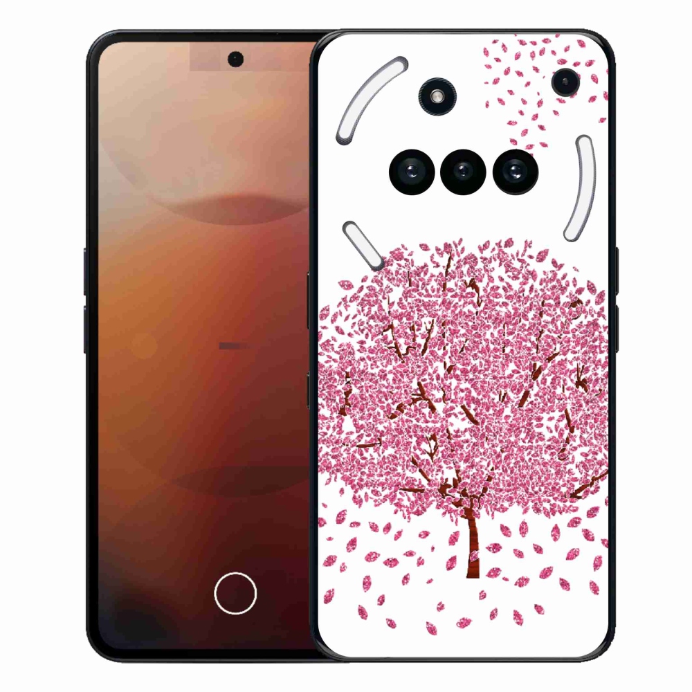 Gélový kryt mmCase na Nothing Phone (3a) - kreslený strom s listami