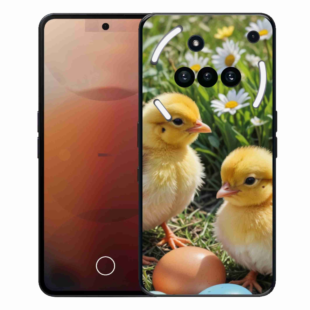 Gélový kryt mmCase na Nothing Phone (3a) - kuriatka