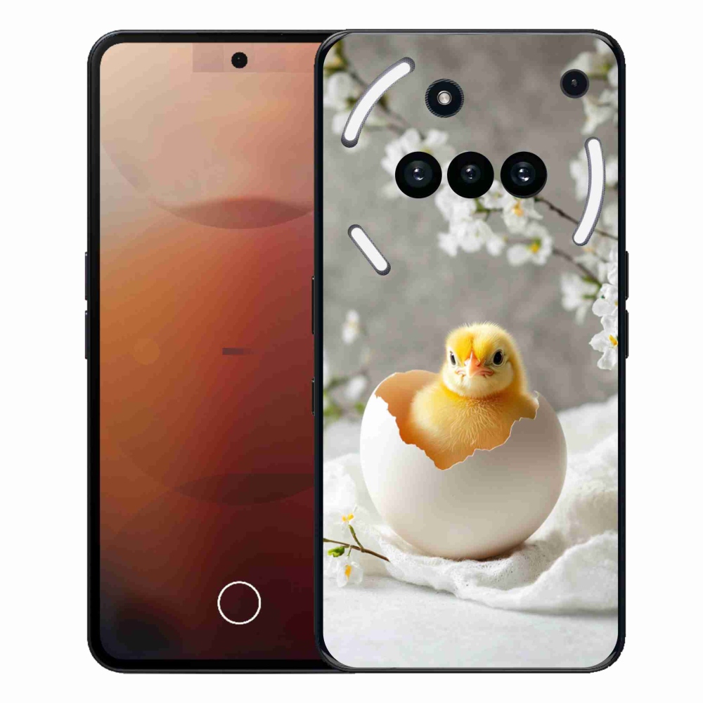 Gélový kryt mmCase na Nothing Phone (3a) - kuriatko