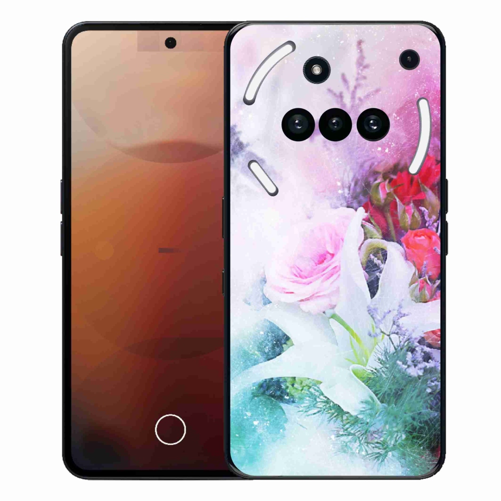 Gélový kryt mmCase na Nothing Phone (3a) - kvety 4
