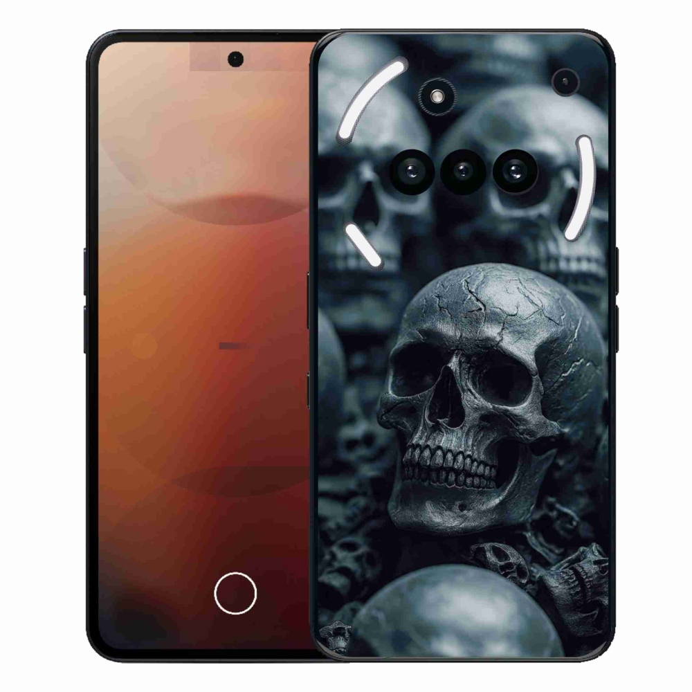 Gélový kryt mmCase na Nothing Phone (3a) - lebka 2