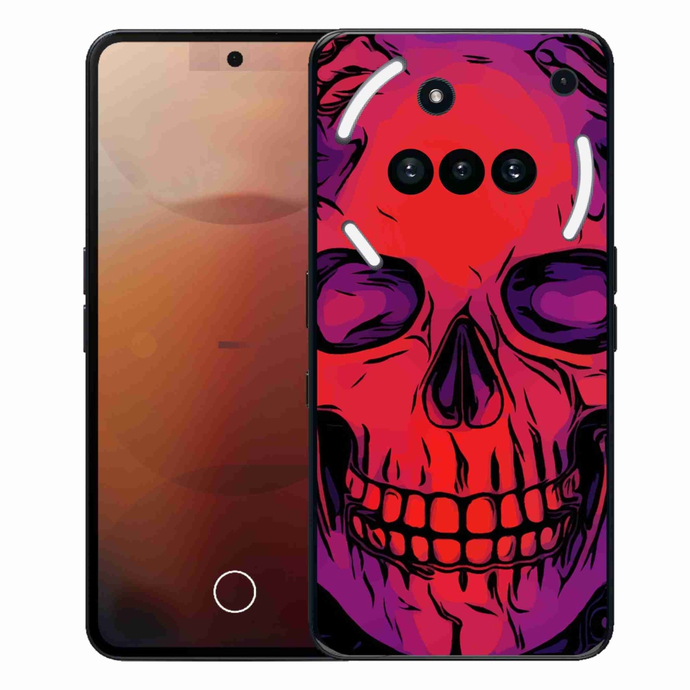 Gélový kryt mmCase na Nothing Phone (3a) - lebka