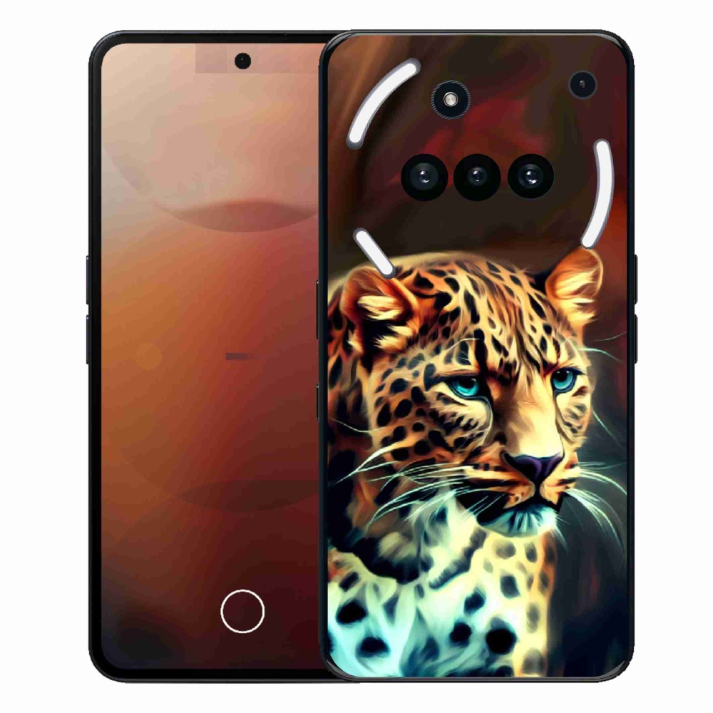 Gélový kryt mmCase na Nothing Phone (3a) - leopard
