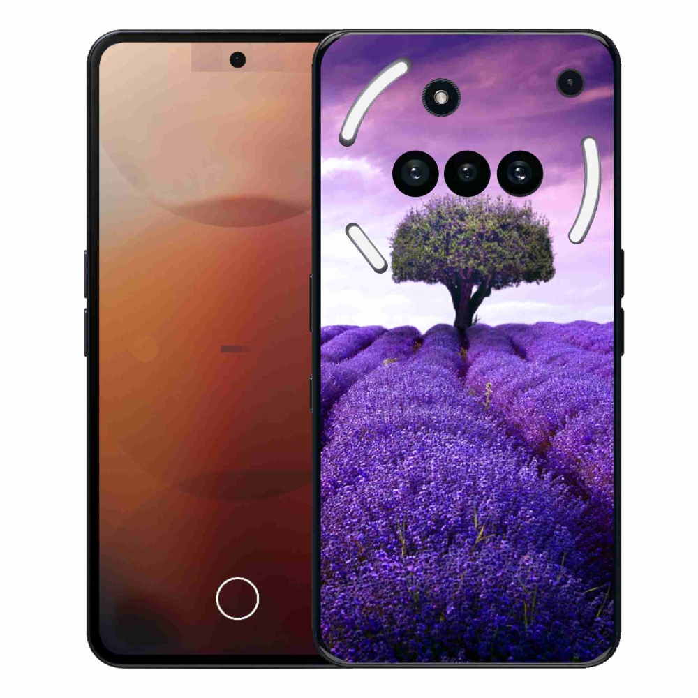 Gélový kryt mmCase na Nothing Phone (3a) - levanduľová lúka