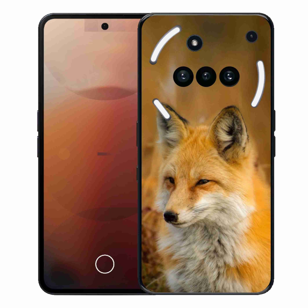 Gélový kryt mmCase na Nothing Phone (3a) - líška