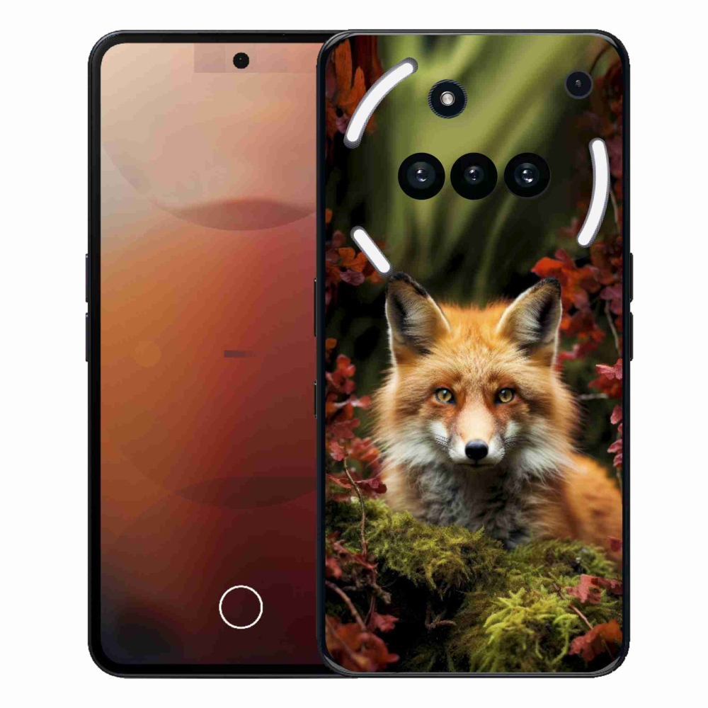 Gélový kryt mmCase na Nothing Phone (3a) - líška v lese